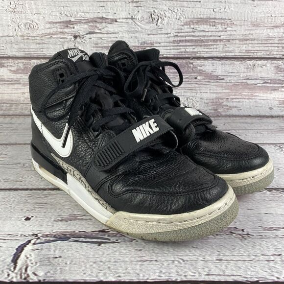 Nike Air Jordan Legacy 312 High Top Sneakers Black White Youth Size 7 - Picture 2 of 16